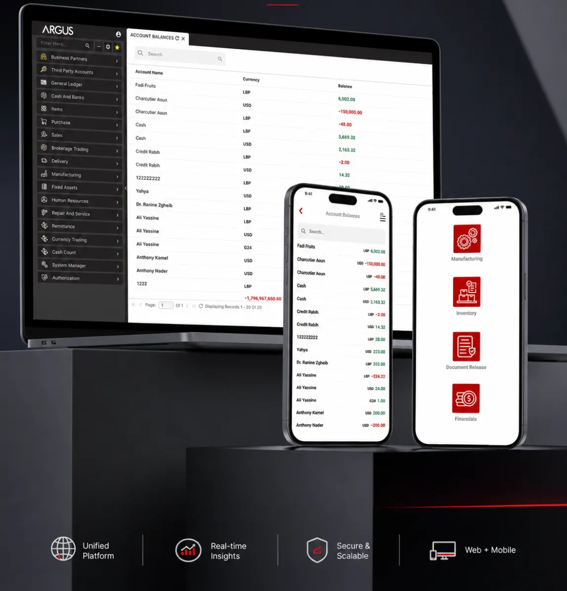 Argus — ERP for Web & Mobile