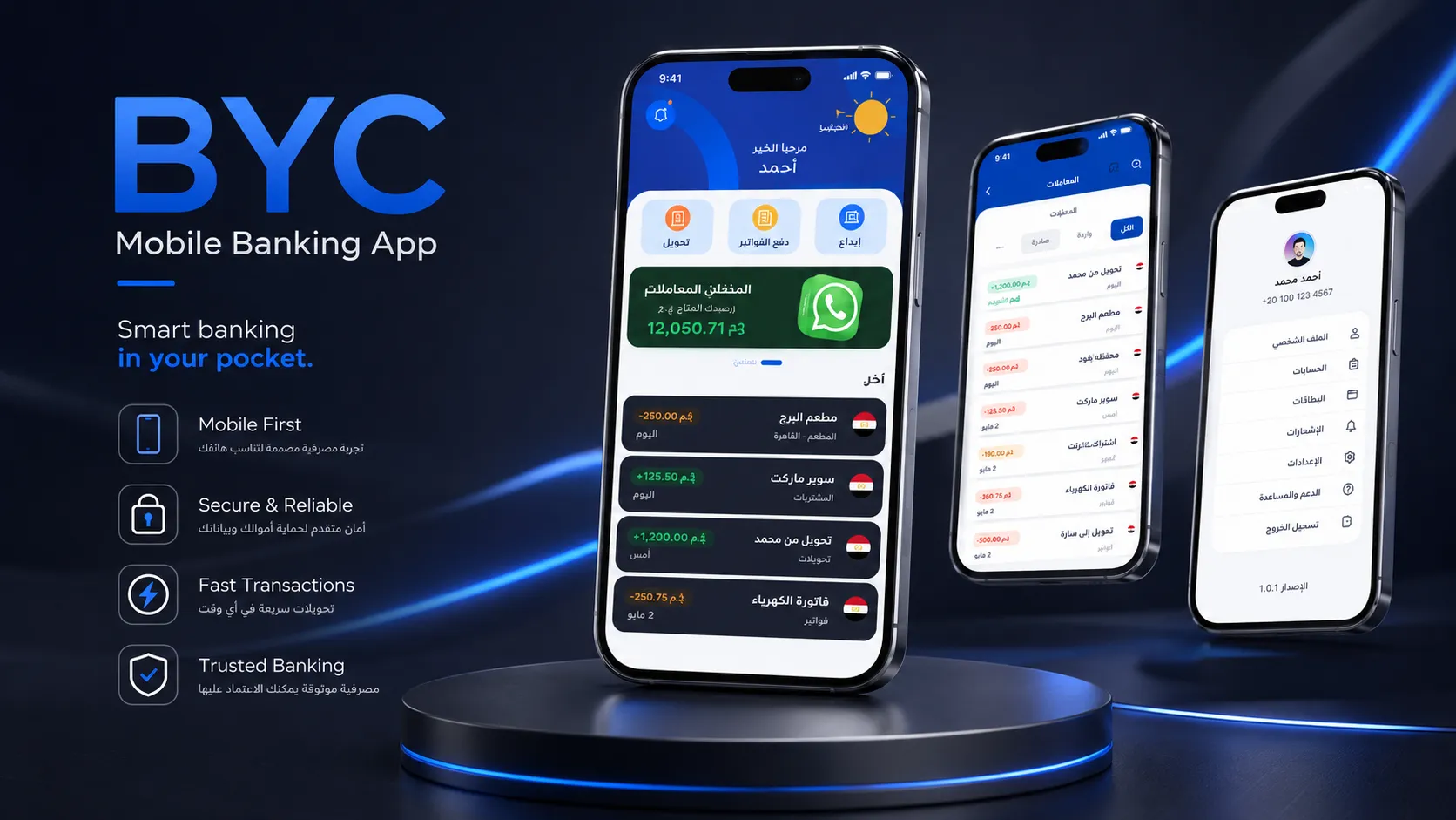 BYC — Cross-border Money Transfer — Main Platform