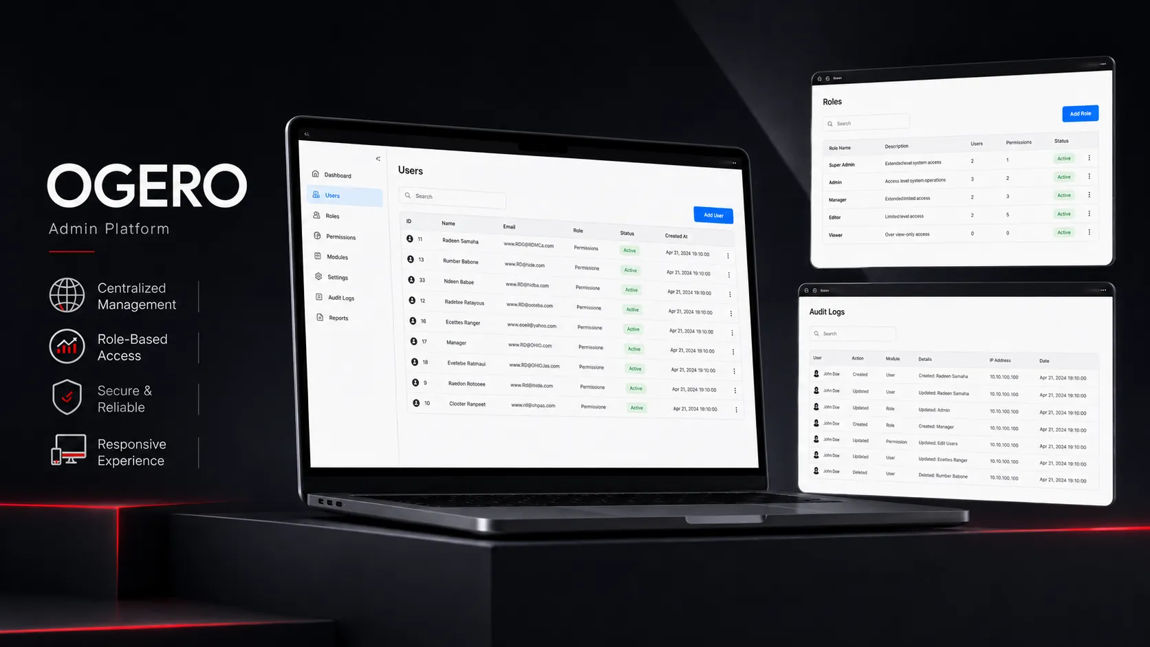 Ogero Ticketing System — Main Platform